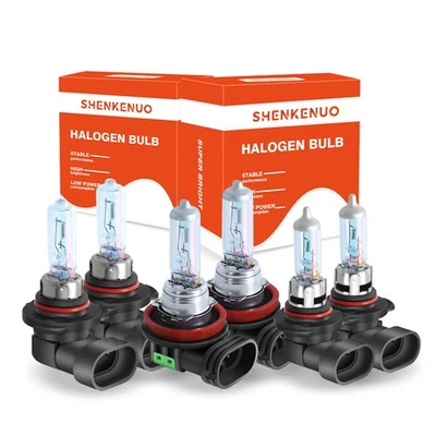 For Cadillac SRX 2010-2016 Halogen Headlight High Low Beam Fog Light Bulbs 3800K - Image 1 of 4