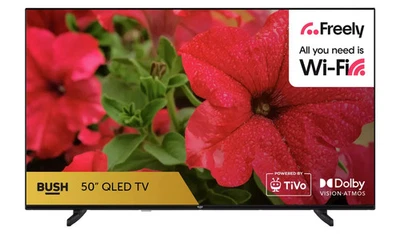 Bush 50 Inch 50QT24SB Smart 4K UHD HDR LED TiVo Freely TV - Image 1 of 4