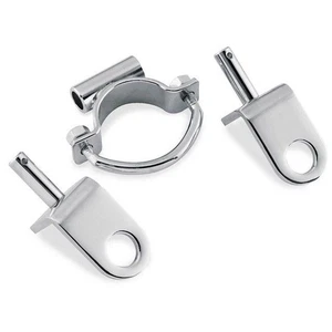 Hinged Seat Bracket & Seat Pegs for Mounting Solo Seat with No Welding - Picture 1 of 3
