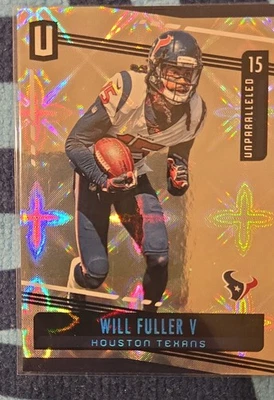 Panini Unparalleled 2019 - Will Fuller V #71 Galactic CASE HIT MUITO RARO - Imagem 1 de 4