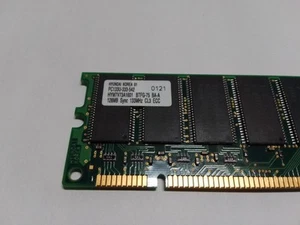 HYNIX HYM7V73A1601 PC133 CL3 Memory Module 128MB DIMM - Picture 1 of 3