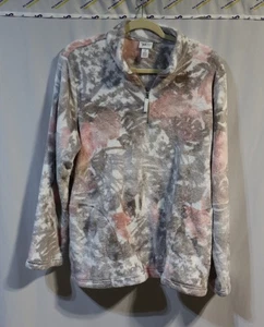 Maglione donna Weekend by Chicos manica lunga tasche grigio rosa taglia 3 (XL) - Foto 1 di 3