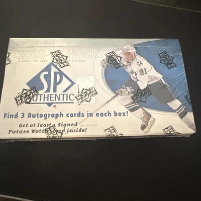 2008-09 Sp Authentic hockey hobby box - Image 1 of 2
