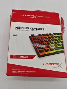 HyperX PBT Keycaps - Kompletter Tastensatz, Double Shot PBT-Material, FR Layout, - Afbeelding 1 van 3