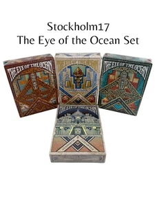 Playing Cards Stockholm17 The Eye of the Ocean Part 2 Set (4) DH-8039 - Picture 1 of 21