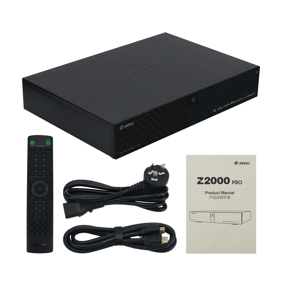 ZIDOO Z2000 PRO 4K UHD Media Player 64Bit Processor Support WiFi and Bluetooth - Image 1 of 4