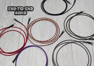 Turntable Ground Wire | 18 AWG Premium Wire w/ Spade | Paracord Sleeve - Image 1 of 4