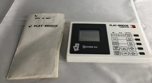 Systema BG-1 Play Bridge Electronic Handheld Computer Game Tested VERY NICE - Picture 1 of 6