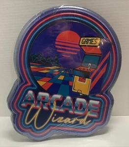 *Brand New* Metal Arcade Wizard Sign - Wall Art 13x17 Inches - Picture 1 of 1
