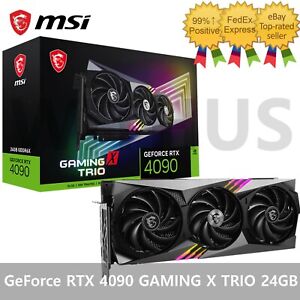 MSI NVIDIA GeForce RTX 4090 GAMING X TRIO D6X 24GB Gaming Graphics Card