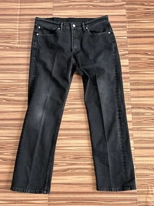 Levi's 505 Jeans Mens sz 36x30 Black Straight Leg - Picture 1 of 5