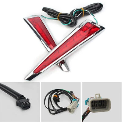 US Saber Tooth Saddlebag Side LED Lights Brake Signal For Victory Country 10-17 Foto 1 de 4