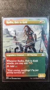 Radha, Heir to Keld Borderless Alt Art 446 M PF MTG Dominaria Remastered - Picture 1 of 2