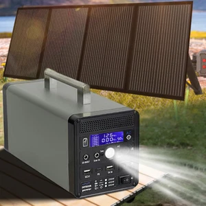 400W Complete Solar Panel Kit Solar Inverter Generator Home 110V Grid System - Picture 1 of 35