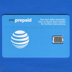 New Unactivated AT&T Micro SIM card •Prepaid & Postpaid • 4G - Picture 1 of 3