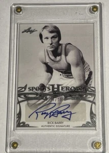 RICK BARRY 2013 Leaf "Sports Heroes" Autograph #BA-RB1 Numbered 25/25 Auto - Bild 1 von 2