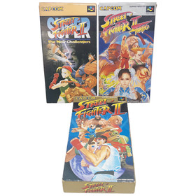 Street Fighter Super Famicom set Turbo SNES CAPCOM SFC