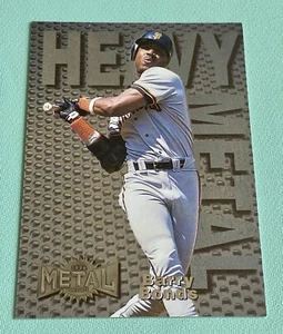 1996 Fleer METAL Barry Bonds Heavy Metal GIANTS - Picture 1 of 2