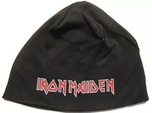IRON MAIDEN JERSEY BEANIE # 8 FEAR OF THE DARK LOGO MÜTZE CAP - Picture 1 of 1