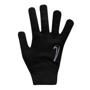 NEW WITH TAGS NIKE SOLID KNIT GRIP EDGE GLOVES MEN BLACK BASEBALL WINTER WOOL - Picture 1 of 12