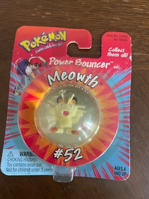 Pokemon Power Bouncer Mewoth #52 Ball Hasbro 1999 nuevo sellado raro de colección Foto 1 de 2