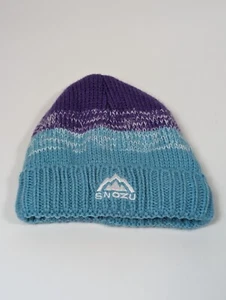 Snozu Knit Beanie Hat Blue Purple Ombre Unisex Toddler 4T Winter Snow Ski - Picture 1 of 6
