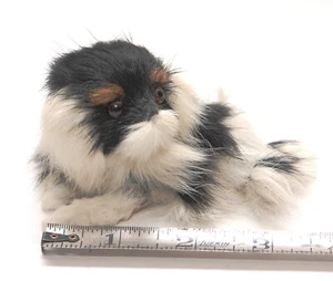 Small Dog Puppy Little Cute Resting Dog Real Rabbit Fur Baby Dog - Picture 1 of 3