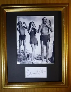 MAUREEN O'SULLIVAN TARZÁN FIRMADO AUTOGRAFIADO con certificado de autenticidad - Imagen 1 de 3