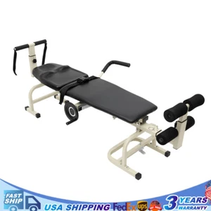 Body Stretch Bench Lumbar Spine Cervical Back Traction Bed Massage Stretcher - Picture 1 of 14