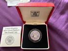 1986 Silver Proof One Pound Piedfort Coin boxed & coa (PF1)