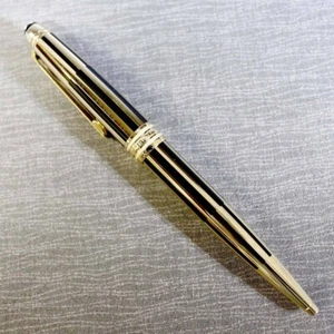 MONTBLANC Meisterstück Solitaire Black/Gold Stripe Twisted Kugelschreiber (ohne Box) - Bild 1 von 10