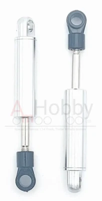 Tamiya Truck Trailer 1/14 , Pair of Tamiya Dampers (Silver/Spring/O-ring) - Image 1 of 4