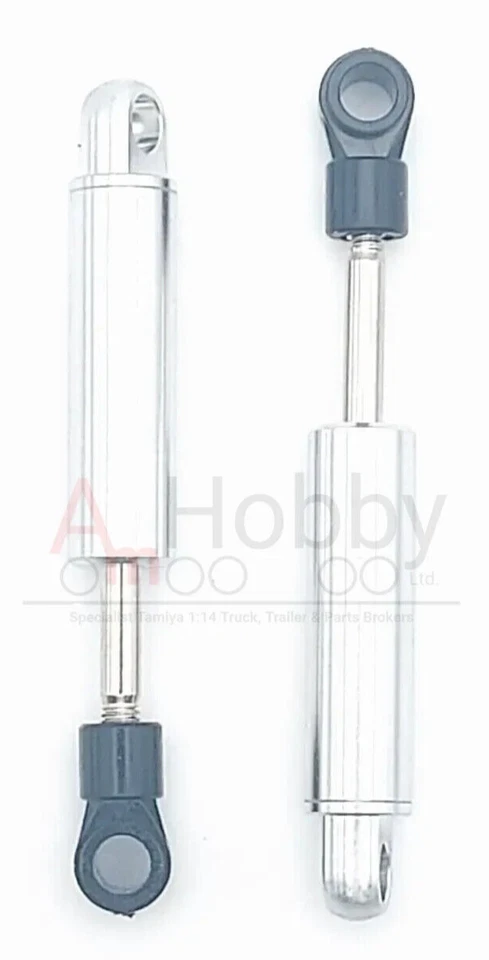 Tamiya Truck Trailer 1/14 , Pair of Tamiya Dampers (Silver/Spring/O-ring) - Image 1 of 4