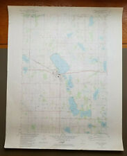 Howard Lake, Minnesota Original Vintage 1982 USGS Topo Map 27" x 22"