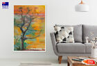 (Laminated) Tree with Sunset Oil Painting 91x61cm
