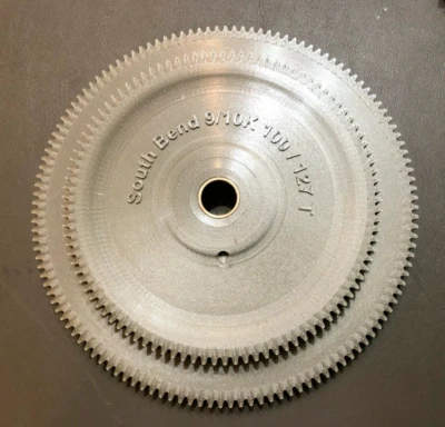 KD3DPRINTING SOUTH BEND 9/10K METAL LATHE METRIC TRANSPOSING CHANGE GEAR 127/100T 3d Printed