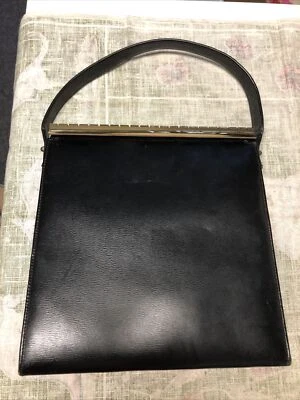 BOLSO DE NOCHE VINTAGE ETRA NEGRO BOLSO DE MANO 9”x9,5” Foto 1 de 4