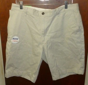 Dockers Classic Fit Flat Front Twill Perfect Chino Shorts Khaki Men's Size 34 - Picture 1 of 6