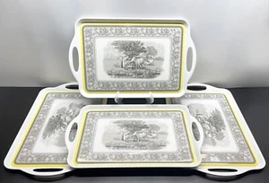 4er Set Villeroy & Boch Audun Ferme 19" Melamin Serviertablett Farm Country Kühe - Bild 1 von 20