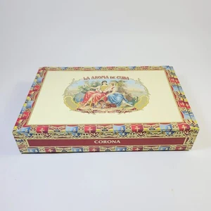 La Aroma de Cuba Corona Wood Cigar Box - Picture 1 of 7