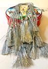 Christmas Tassles and Tie Backs Silver with Tinsel Like Tassle 38" Lot of 11