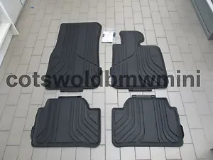 Genuine BMW F20 1 Series Tailored Rubber Car Mats Front Rear 51472339848 210210 - Picture 1 of 1