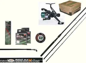 Starter Float / Match Fishing Outfit Set Kit Beginners 10 ft Rod reel Tackle - Picture 1 of 1