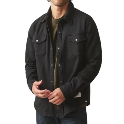 American Giant Redwood Fleece Overshirt Heavy Shacket Unisex Size XL Black NWOT - Image 1 of 4