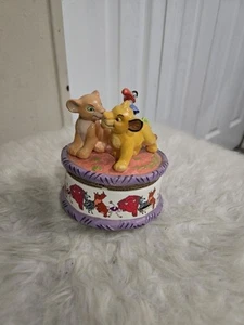 Neu ohne Verpackung seltene Vintage Disneys Der König der Löwen drehbare Spieluhr 1994 - Bild 1 von 10