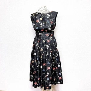 JILL STUART Botanical Art Flower Long Dress Size M Length 41 inches - Picture 1 of 6