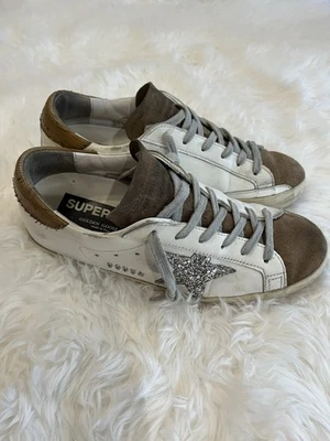 Golden Goose Superstar Glitter StarSneakers - Size 37 US 7 - Image 1 of 4