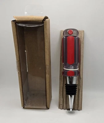 Tapón de botella de vino con mango de destornillador original "REDNEK" **NUEVA CAJA ABIERTA** 🪛 Foto 1 de 4