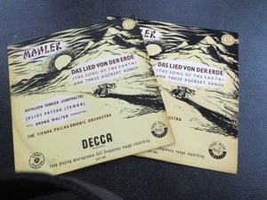 MAHLER - Das Lied Von Der Erde - 2 x LP Records - LXT 2721/2722 - Ferrier/Walter - Picture 1 of 7
