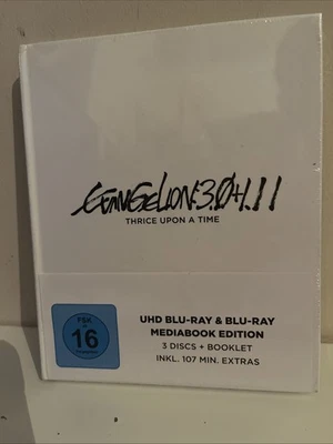 Evangelion: 3.0+1.11 Thrice Upon a Time Mediabook Special Edition Blu Ray German - Image 1 of 2